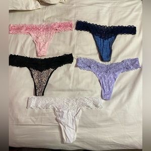 Victoria’s Secret Lace Thongs